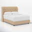 Lit tapissier capitonné standard à profil bas Tomey-16769511-102834112