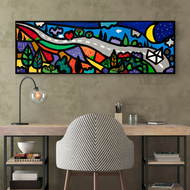 The Long Road Of Love - Print, 35cm H x 100cm W x 4cm D