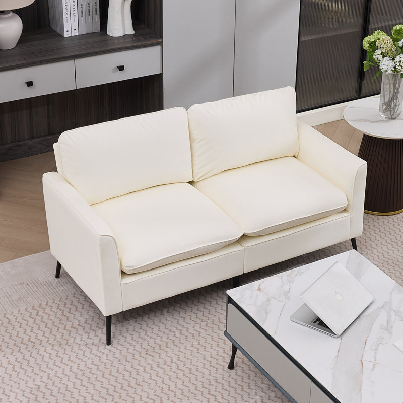 Chaises d'appoint Comfort en similicuir de style moderne 55,91