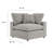 Modway Commix Down Filled Overstuffed Boucle Fabric Corner Chair-88314087