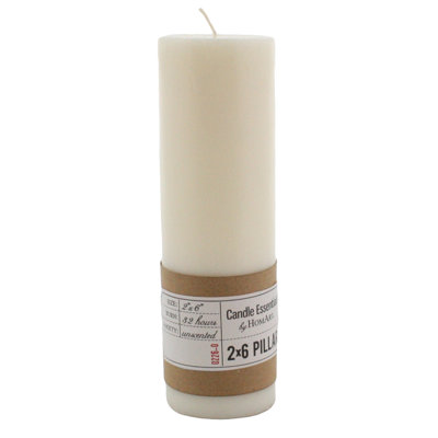 Unscented Pillar Candle