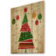 «Deconstrstruction Abstract Red and Green Christmas Tree», peinture-35119279-35119283