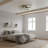 32.7 Inch Modern LED Flush Mount Light For Bedroom Remote Control-1510614735