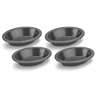 Chicago Metallic Professional Non-Stick Split Decision Pie Pan, 9-Inch,  Gray & Reviews