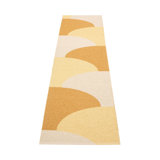 Rug HILL Ochre/Pale Yellow/Cream 2.25 x 8.75 ft