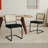 Tristen Rattan and Fabric Upholstered Dining Chairs-124083195-124083197
