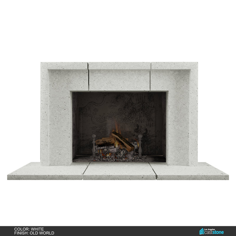 Sevun Fireplace Surround, Old World White