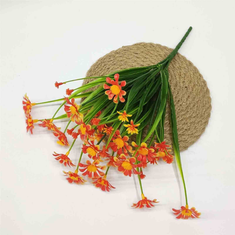 Fleurs artificielles kbndieu pour la décoration intérieure 8 paquets de fleurs artificielles marguerites et de chrysanthèmes pour la décoration intérieure