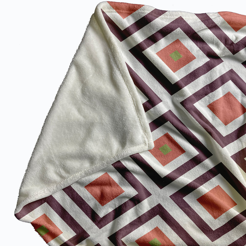 Edmont Plain Weave / Muslin Throw Blanket, Purple