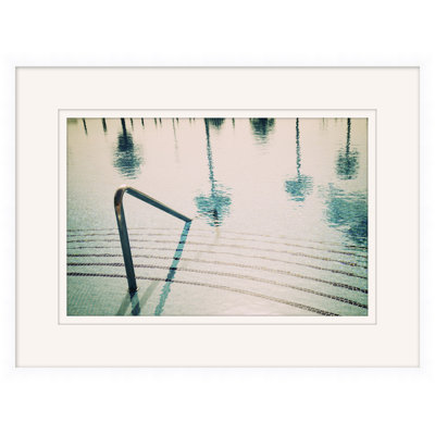 «Palm Reflecting Pool» par Christopher Kennedy - photographie encadrée sur papier