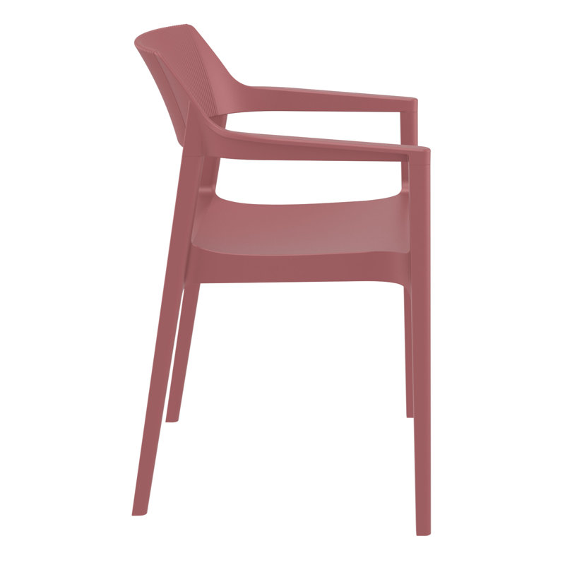 Fauteuil de salle à manger Tulum, Marsala