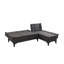 Canapé modulaire d'angle rembourré 88,6 po Sky-1732536100