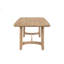 Ensemble de chaises de salle à manger rectangulaire en bois brun clair-1811668255