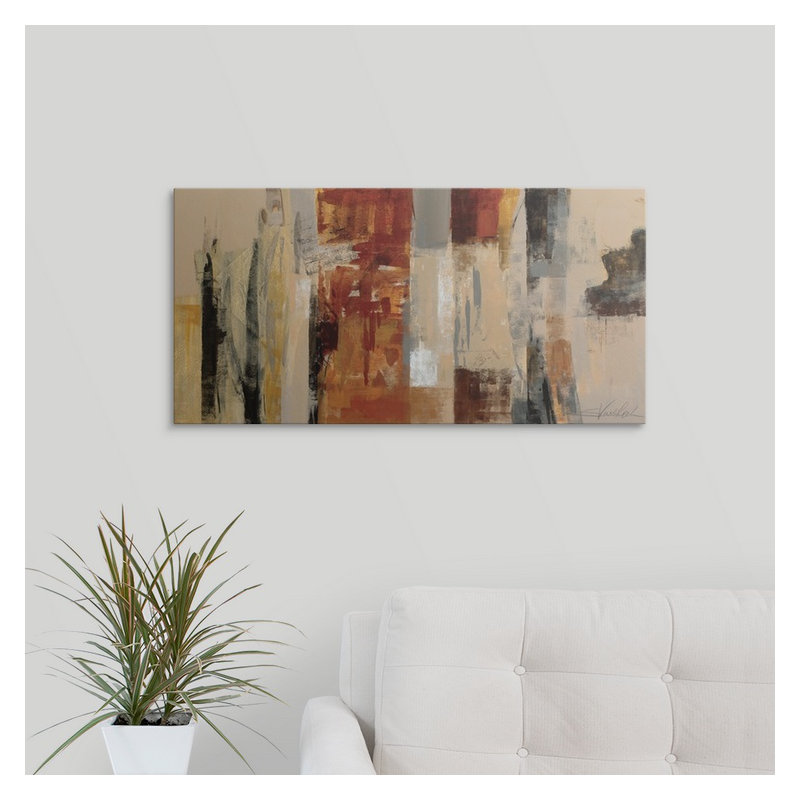 «Urban Morning» par Fronton, reproduction d'art, H 24 po x l 48 po x 1,5 po, Toile