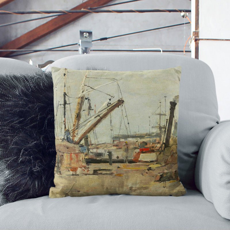The Trawlers Scatter Cushion with Filling, 40cm H x 40cm W x 15cm D
