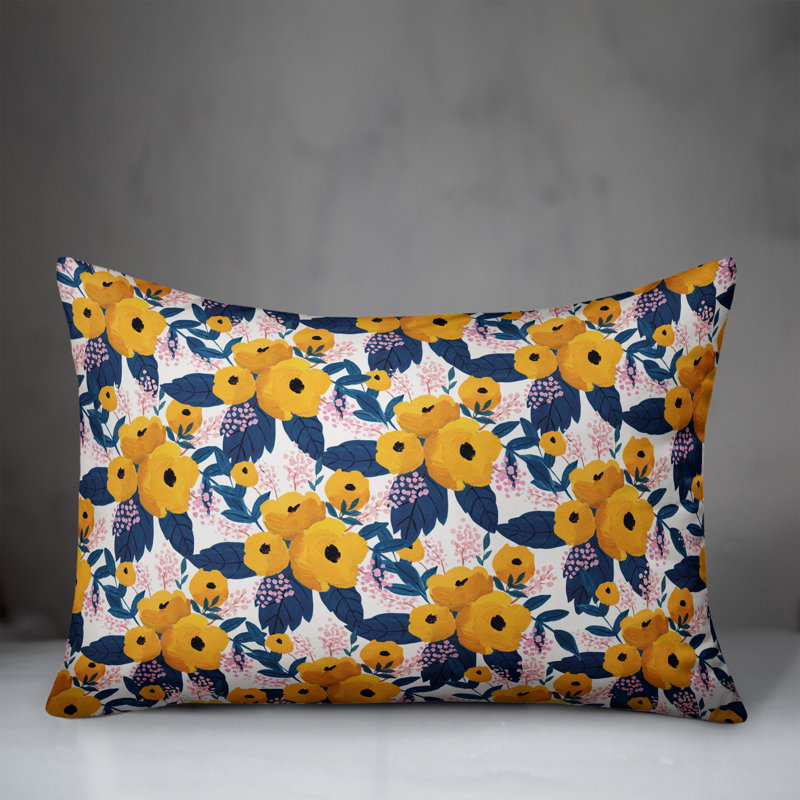 Floral Throw Pillow