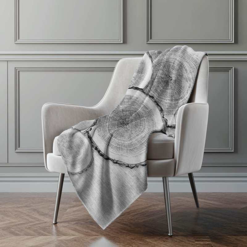 Jeté en sherpa Addison, Gris