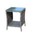Table basse d'extérieur 1 table basse avec verre trempé transparent-125534797