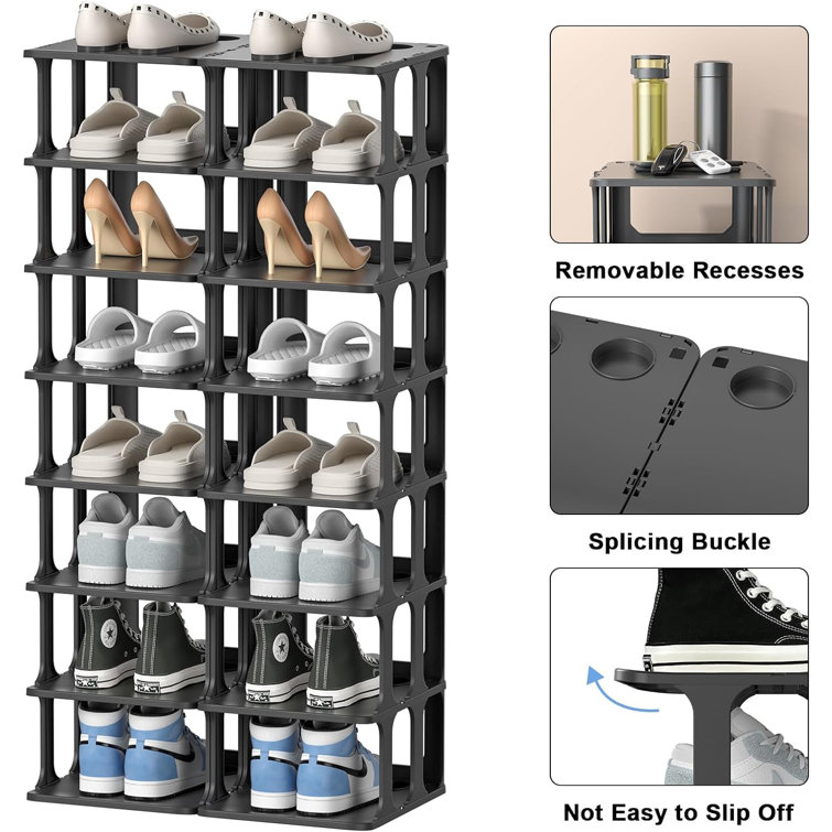 Ivy Bronx 16 Pair Shoe Rack