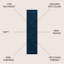Tapis bleu marine Airids-658106523