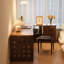Bureau de direction en L en bois massif avec tiroirs-809294280-809294285