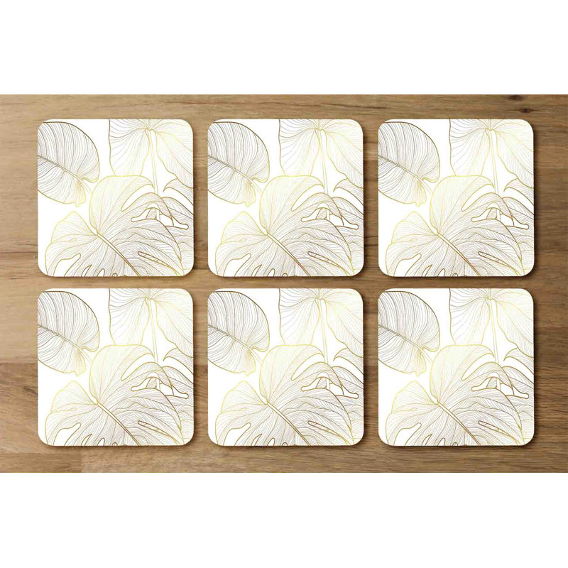 Lamantia Square 6 Piece Coaster Set