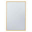 Miroir mural de salle de bain doré avec cadre rectangulaire en métal-758514191-758514188