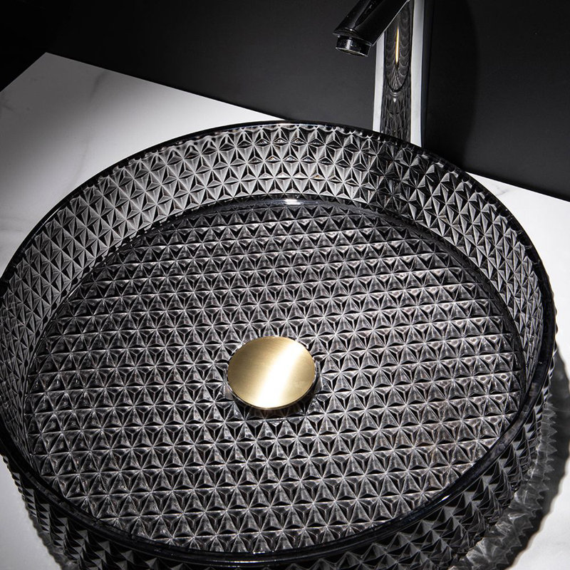 Lavabo pour salle de bain Homary, Noir
