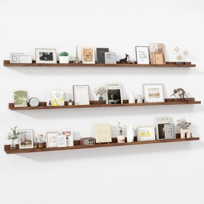 Parece Wall-Mounted Floating Shelves for Bedroom, Living Room