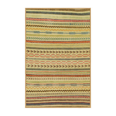 Tapis décoratif multicolore à motif abstrait