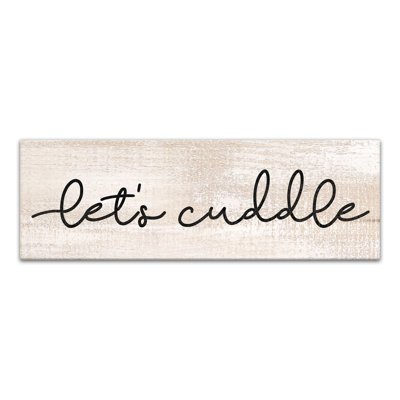 " Let'S Cuddle "