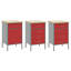 Set Of 5 Steel Large Height-Adjustable-1973513639