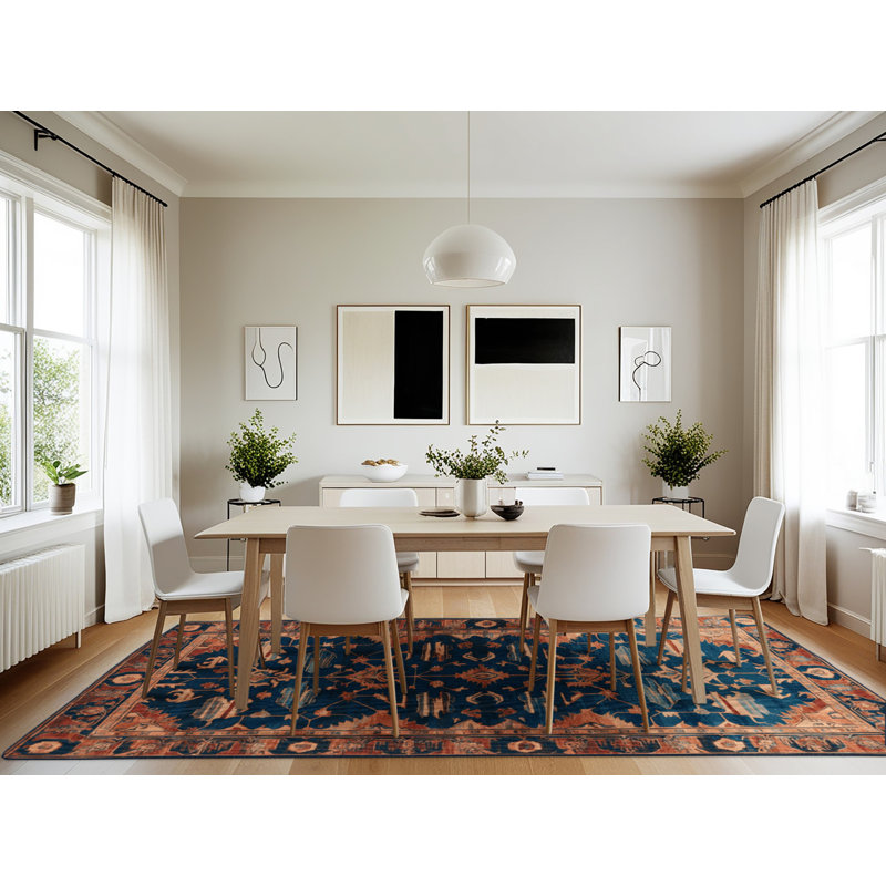 Machine Washable Persian Gray Area Rug, Rectangle 7' x 10'
