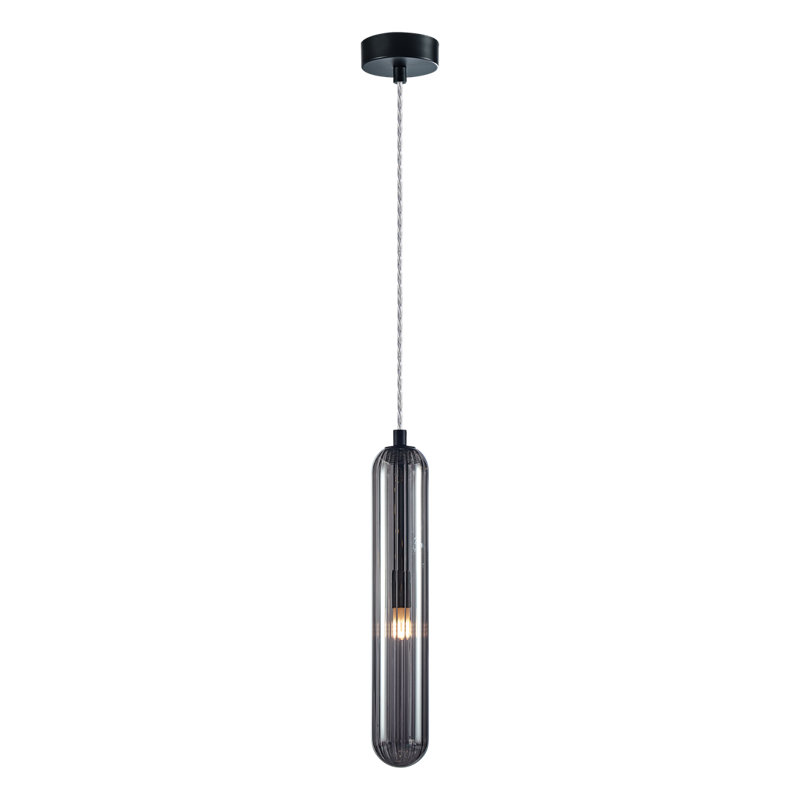 Pax 1 - Light Cylinder Pendant, Black