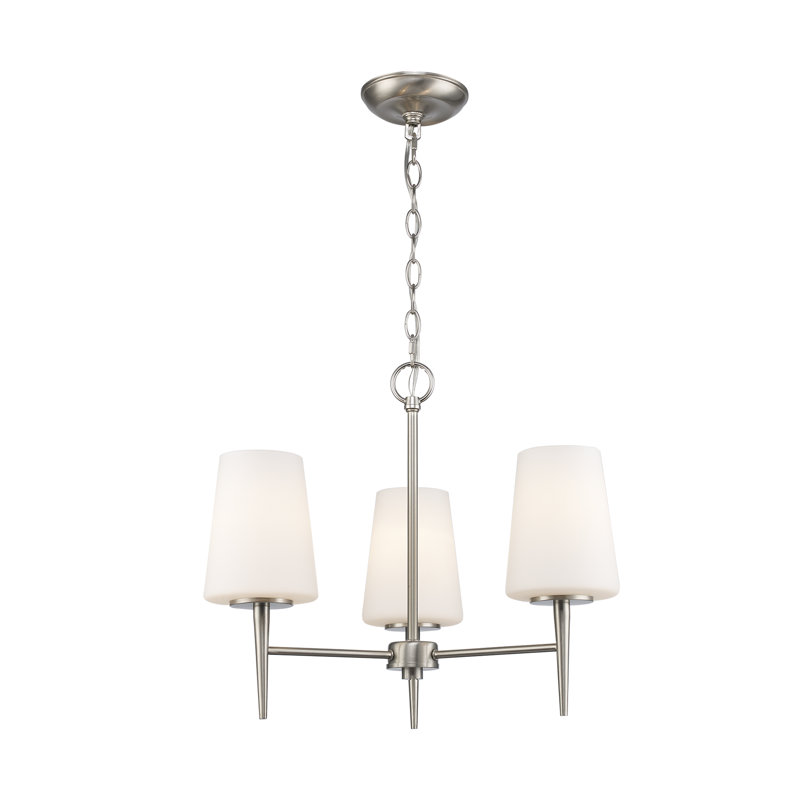 Lonnard 3 - Light Mini Chandelier, Brushed Nickel