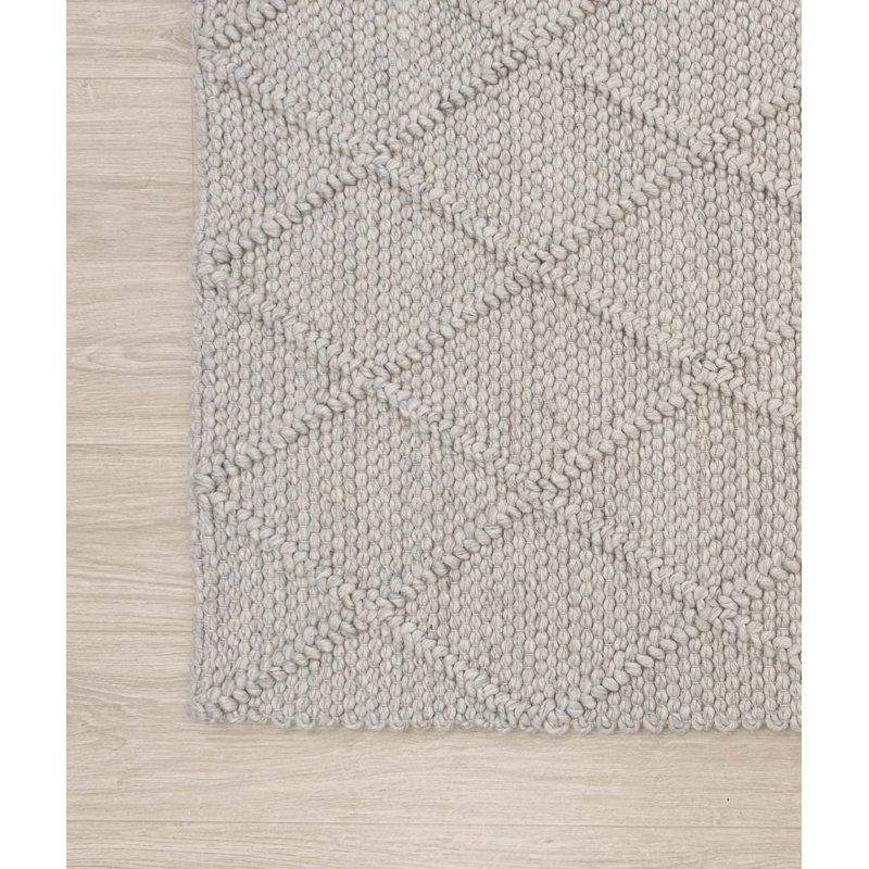 Tahar Wool Geometric Indoor Rug, Rectangle 3' x 5'