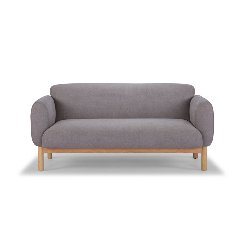 Tulum Sofa, Metro Gray Linen Blend, 68" W