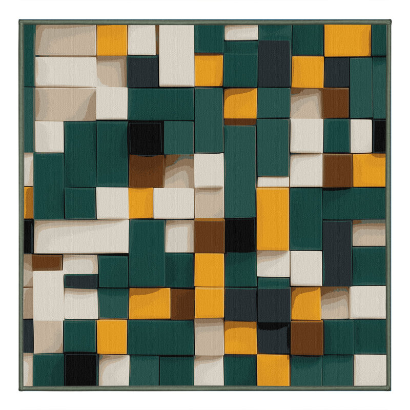 Terra Constructs Rug, Square 8'