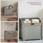 Milano Wood Cabinet Laundry Hamper-51384342