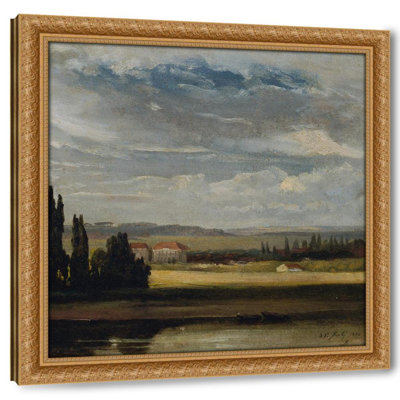 Landschaftsblick mit hohem Wolkenhimmel (1828)