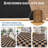 Modern Plaid Washable Rug for Indoor and Outdoor