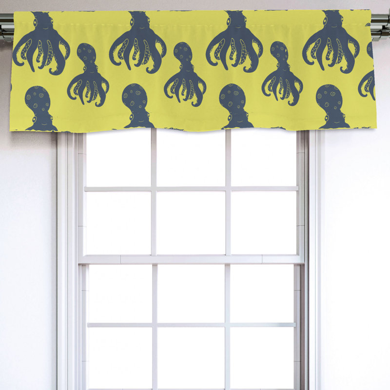 Sateen Ruffled Window Valance
