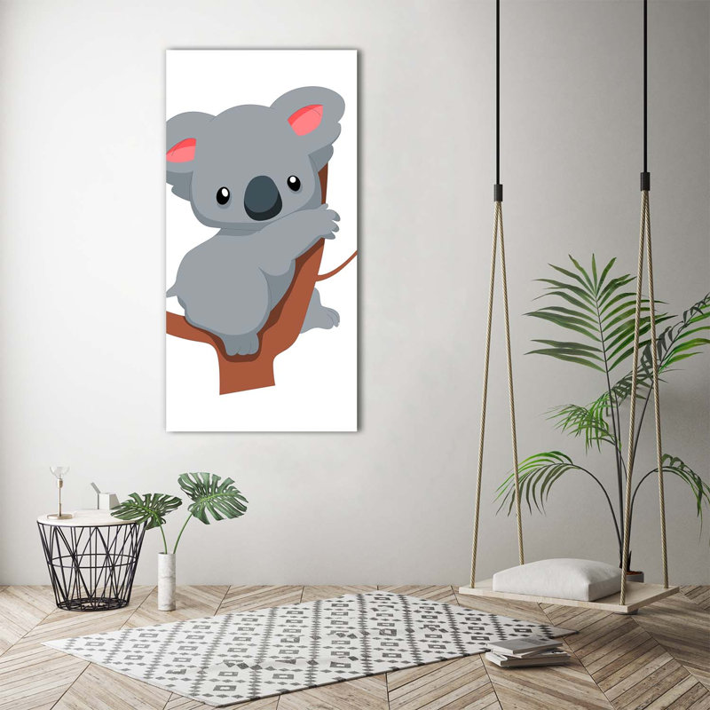Panda On The Tree - Wrapped Canvas Print