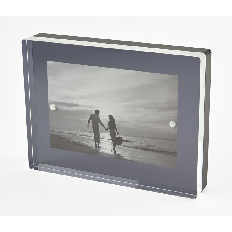 Cadre photo à blocs lucite Ingiara, 5 po x 7 po