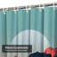 Rideau de douche Dusk Mountain Moon-2063419172