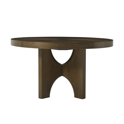 Catalina Extendable Ash Round Solid Wood Dining Table