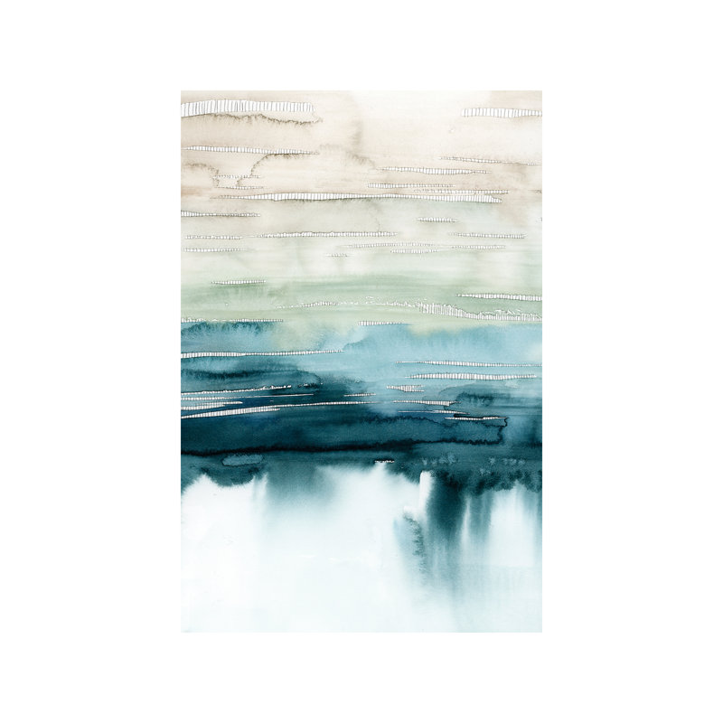Organic Cascade I by Grace Popp - Wrapped Canvas Painting, 66.04 cm H x 45.72 cm W x 1.91 cm D