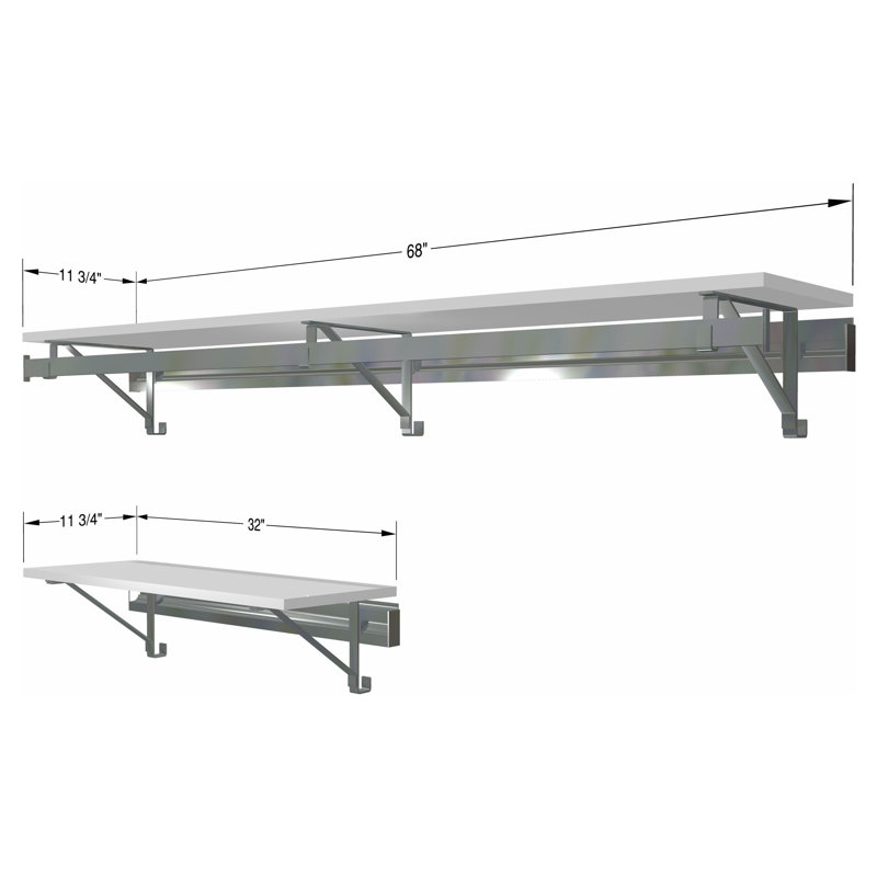 Organisateur de buanderie robuste, H 8,5 po x l 68 po x P 11,75 po