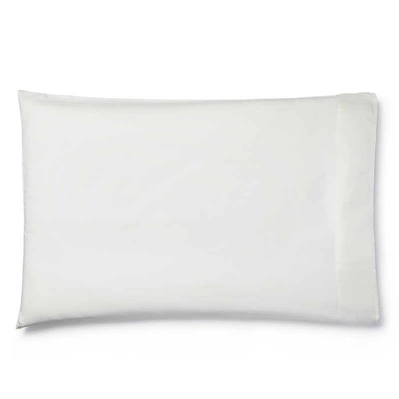 Tesoro Percale Pillow Case, King, Ivory