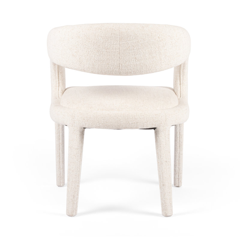 Hawkins Standard Upholstered Arm Chair, Omari Natural